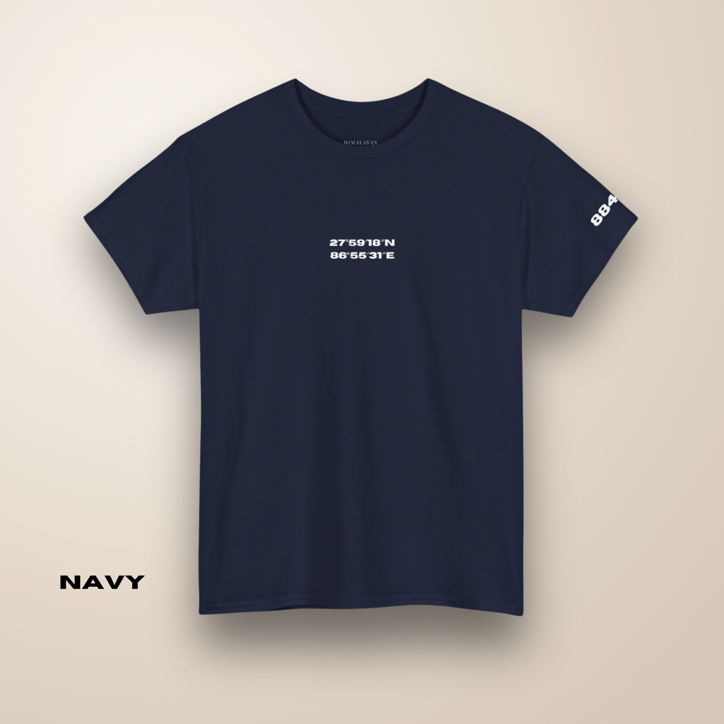 Mt. Everest Coordinates Tee-8848m Edition