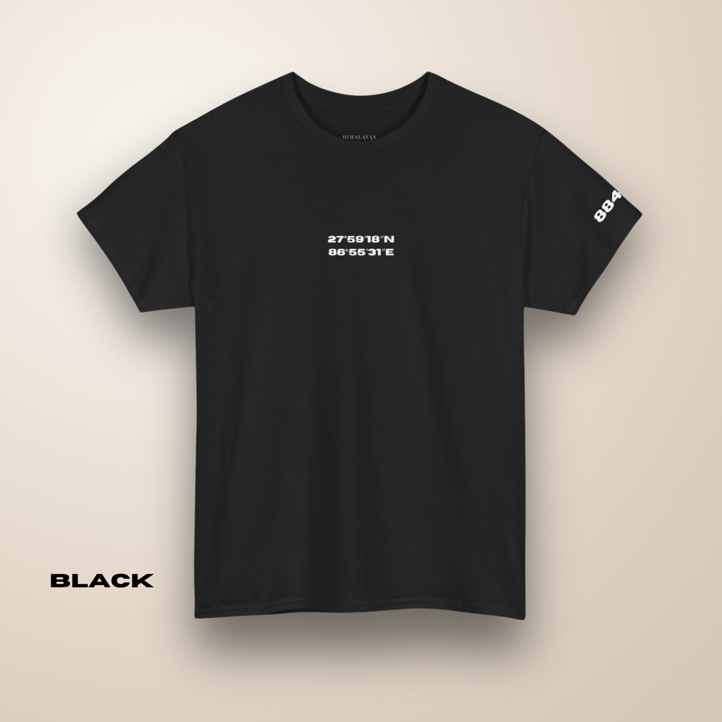Mt. Everest Coordinates Tee-8848m Edition
