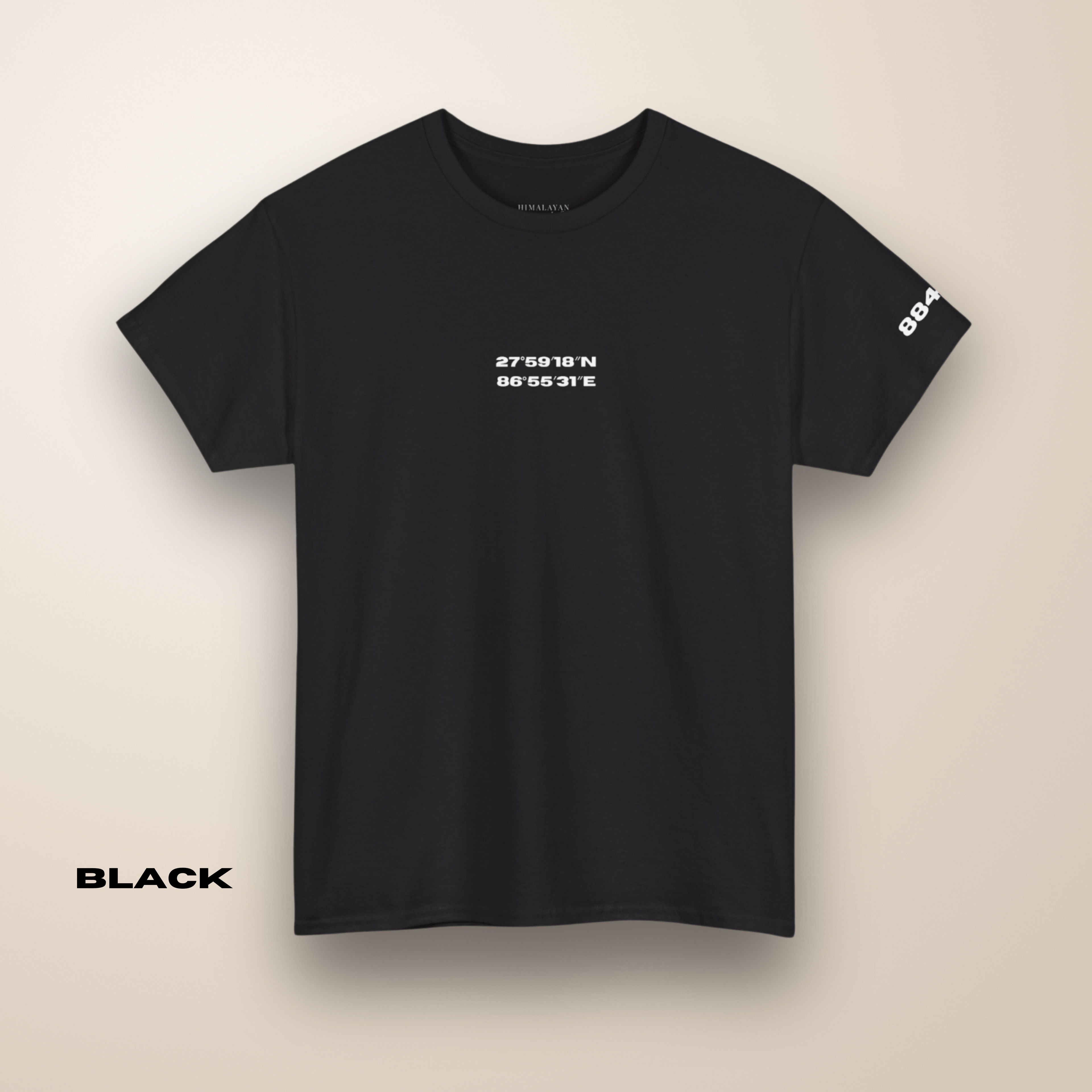 Mt. Everest Coordinates Tee-8848m Edition