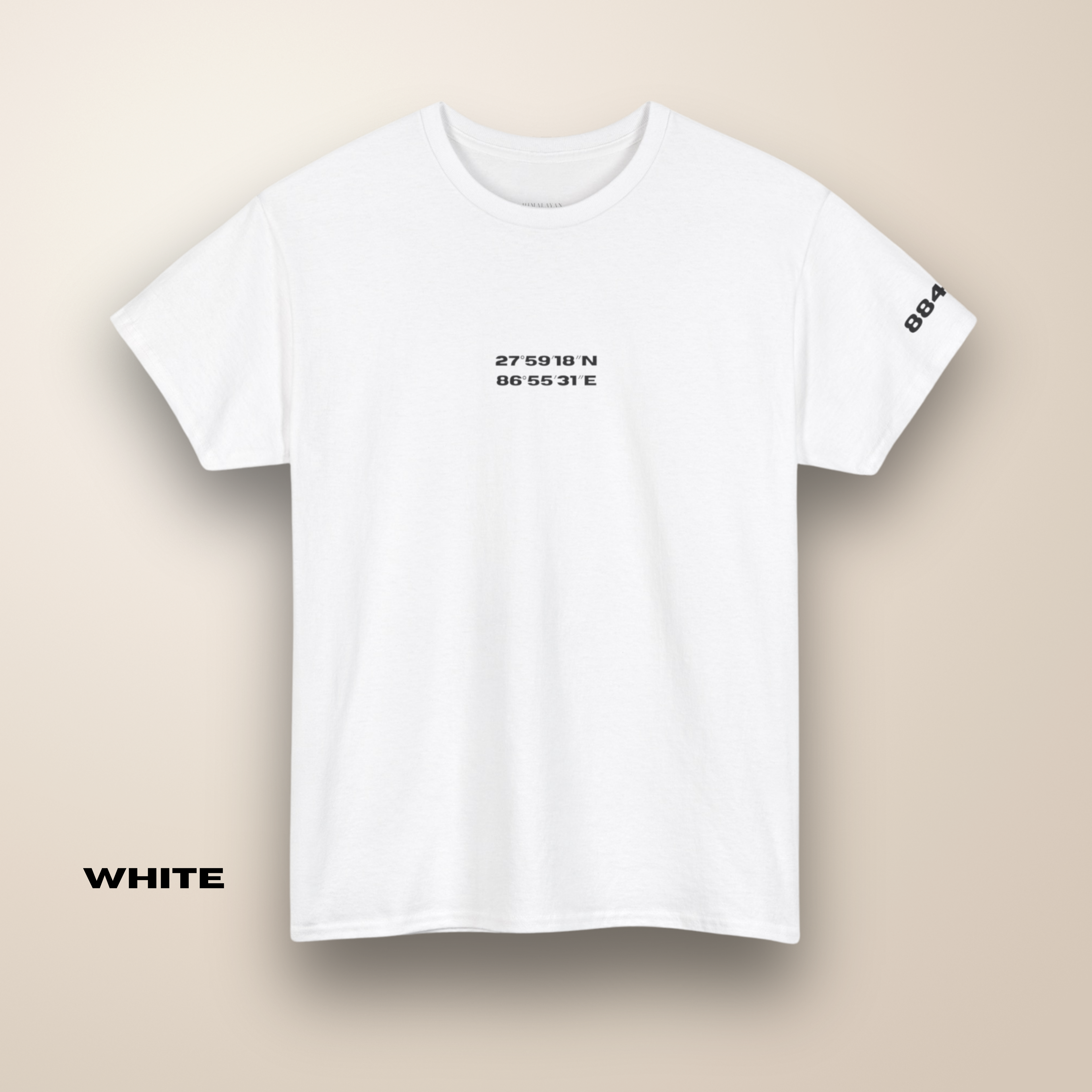 Mt. Everest Coordinates Tee-8848m Edition