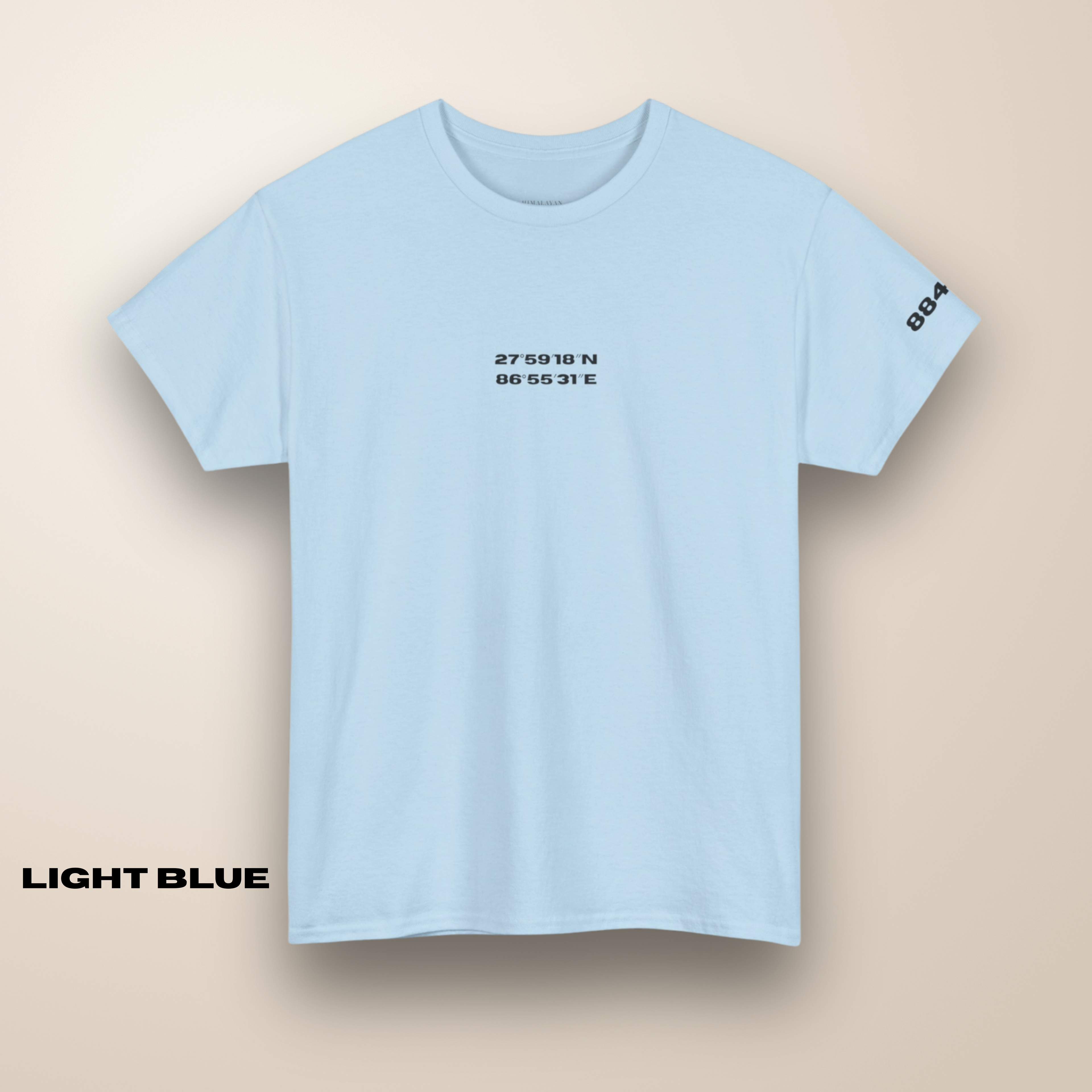 Mt. Everest Coordinates Tee-8848m Edition