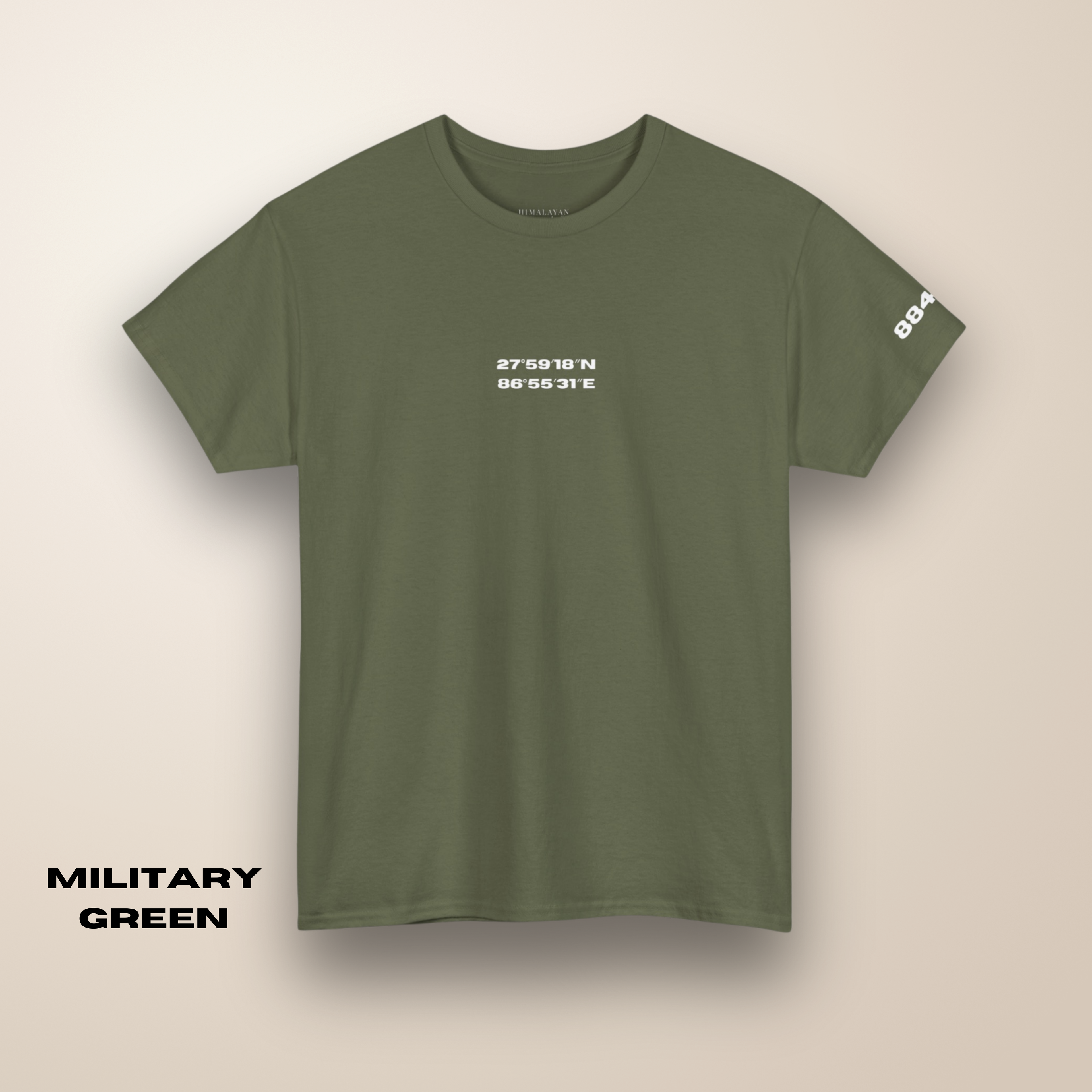 Mt. Everest Coordinates Tee-8848m Edition
