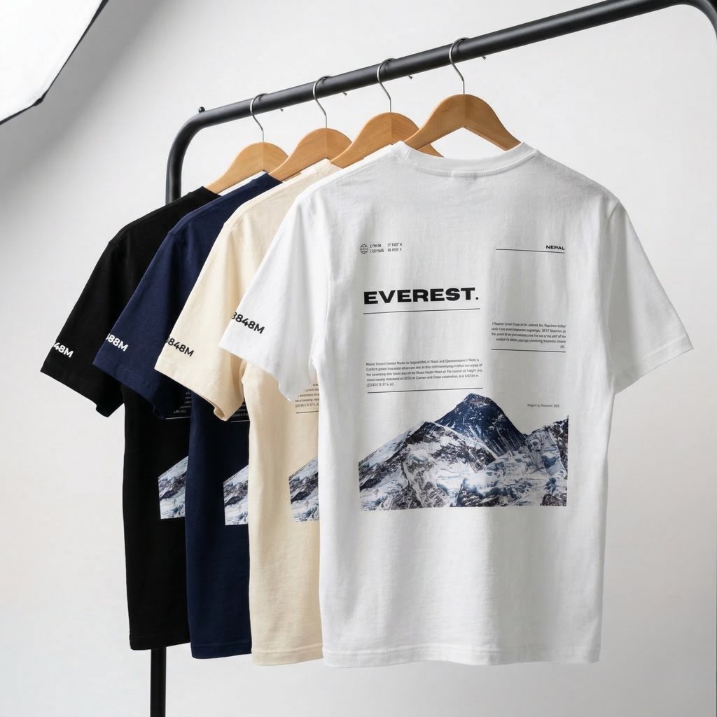 Everest 8848M Expedition Tee - Himalayan Studio™
