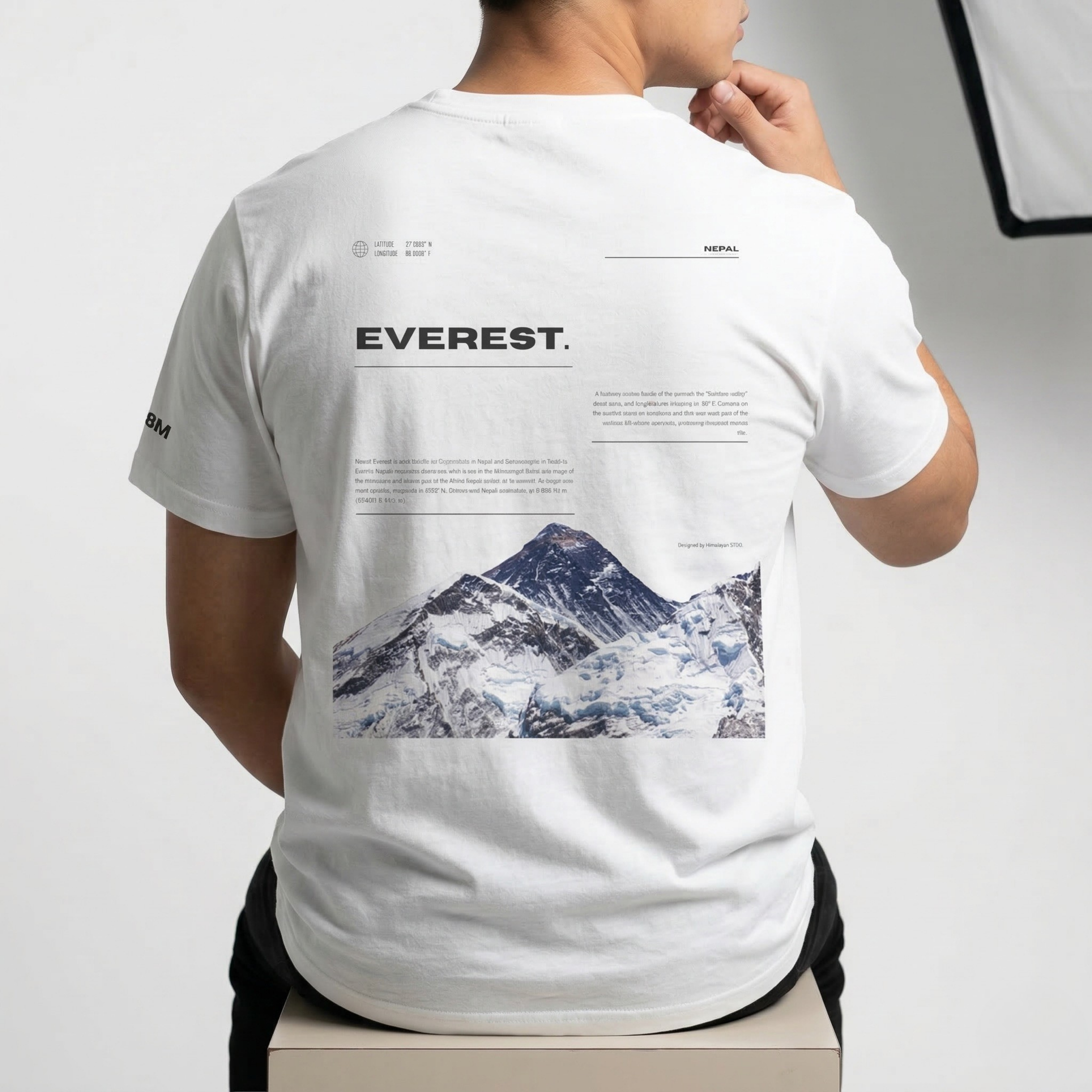 Everest 8848M Expedition Tee - Himalayan Studio™